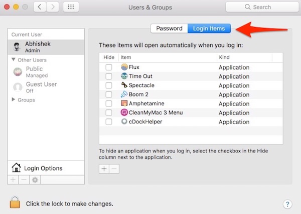 Mac apps startup menu free